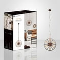 thumbnail image 3 of Xtricity - Pendant Light, 20'' Width, From the Bolivia Collection, Rust Color, 3 of 3