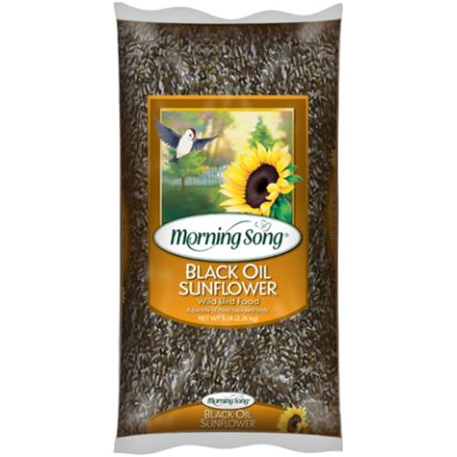 Morning Song 11997 5 lbs Black Oil Sunflower Wild Bird Seed Foods