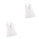 thumbnail image 3 of Sonducket Womens Adjustable Strap Built Bra Tank Tops   Camisole 2piezas Blanco METRO, 3 of 6