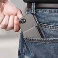 thumbnail image 4 of ELEHOLD Case for iPhone 16e, RFID Blocking Slim PU Leather Wallet Case with Card Holder & Kickstand,Gray, 4 of 8