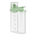 thumbnail image 2 of 2200ml Cereal Storage Containers with Measuring Cup, 1 Pack Green Airtight Food Dispenser for Kitchen Pantry Organization, BPA-Free Dry Food Canisters for Rice, Pasta, Flour, Oats, Large Pantry Box, 2 of 9