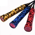 thumbnail image 4 of Absorb Sweat Racket Anti-slip Tape Handle Grip For Tennis Badminton Camouflage Wrapping Skidproof Sweat Band A3, 4 of 6