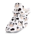 thumbnail image 2 of Ella Bonna Soft Baby Shoes, Cotton Baby Booties, Cow Head, 6-12 Months, 2 of 5
