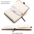 thumbnail image 4 of UTAH-2 Pack Pocket Notebook Journal with Pen Loop, 3.8" x 5.7" Mini Journal Notepad Small Notebook,100Gsm Premium Thick Paper with Pocket（Brown, Ruled）, 4 of 4