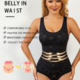 thumbnail image 6 of LowProfile Women's Shapewear Tummy Control jumpsuit Strapless Shortie Bodysuit Seamless With Removable Straps Body Shaper, 6 of 8