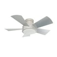 thumbnail image 3 of Vox Indoor and Outdoor 5-Blade Smart Flush Mount Ceiling Fan 38in Titanium with 3000K LED Light Kit and Remote Control, 3 of 3