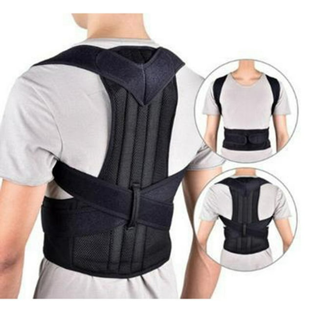 Corrector de postura de alta elasticidad, transpirable, cómodo y ajustable, soporte para la espalda, para el hogar, la oficina y la escuela, talla M