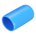 thumbnail image 1 of 20 piezas Tapas de goma 10mm (3/8") ID Cubierta de tubo redondo de PVC Vinilo Protector de rosca, Azul claro, 1 of 5