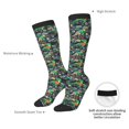 thumbnail image 4 of Balery Dinosaur Plays Soccer Calcetines novedosos Calcetines deportivos Calcetines hasta la rodilla Calcetines de algodón Calcetines originales y geniales, 4 of 6