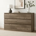 thumbnail image 4 of Brindle 6 Drawer Dresser, Gray Oak, by Hillsdale Living Essentials, 4 of 16