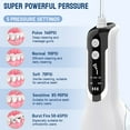 thumbnail image 3 of Portable Oral irrigator Dental Water Jet Floss High Frequency Pulse Water Flosser For Teeth Clean 330MLWater Tank Household IPX7, 3 of 5