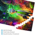 thumbnail image 4 of Rompecabezas de madera de Rick & Morty: adecuado para niños adultos, rompecabezas para niños y niñas, juguetes de juegos de entretenimiento con rompecabezas. Talla única, 4 of 8