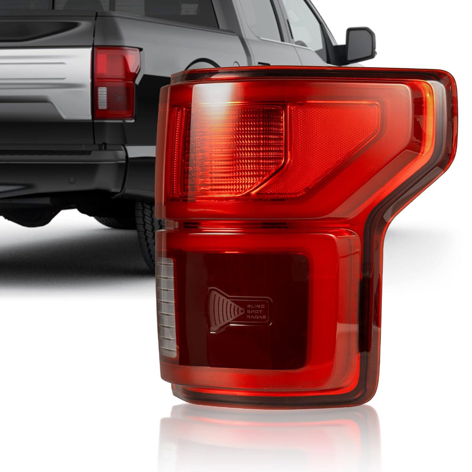 2018-2020 Ford F150 LED Tail Light with Blind Spot Type Tail Light Lamp RH/Passenger Side