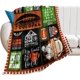 thumbnail image 3 of LHSHID American Football Plush Fleece Bed Blanket Lightweight Comfy Reversible Flannel Blanket Ultra Soft Warm Blanket Throw American Football Lover Gift 60x80in, 3 of 6