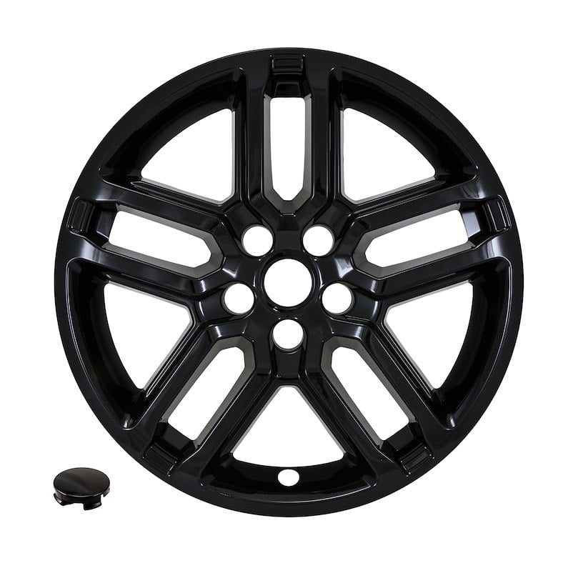 Coast To Coast IMP521BLK; Wheel Skin; IMPOSTOR ®; 18 Inch; 5 U Spokes; Snap-On