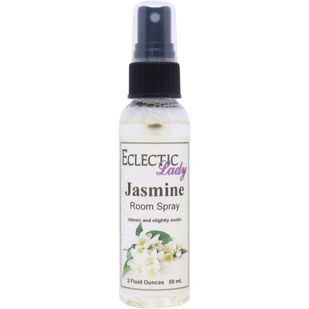 Jasmine Room Spray by Eclectic Lady, 2 Ounces, Fragrant Aromatic Room Mist For Home, Room