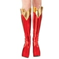 thumbnail image 1 of DC Comics Supergirl Costume Boot Tops Adult One Size, 1 of 1