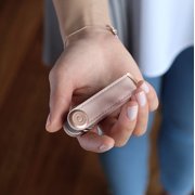 Orbitkey Leather Keychain Organizer - Blush, Holds 7 Keys (4.7)