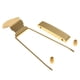thumbnail image 1 of Tailpiece Puente Guitarra de 6 cuerdas Trapeze Tailpiece Bridge Puente de metal ajustable Piezas de repuesto para Jazz Electric Archtop Guitar Bass Meterk  Tailpiece Puente, 1 of 6