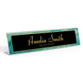 thumbnail image 1 of Printtoo Personalized Desk Name Plate Pretty Ocean Custom Acrylic Office Desk Name Plate Accessory 2x10 Inches, 1 of 5