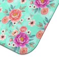 thumbnail image 5 of Pioneer Flower Floral Print Pattern Kitchen Dish Drying Mat 1 Pack, Ultra Absorbent Microfiber Drainer Mat, 16"x18", 5 of 6