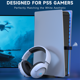 thumbnail image 5 of Froura Audífonos Inalámbricos para Juegos para PS5 PC Switch PC con Bluetooth 5.2, Audífonos para Juegos USB de 2.4 GHz con Micrófono Desmontable con Cancelación de Ruido, 40H, Cableado de 3.5mm para, 5 of 8