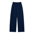 thumbnail image 6 of Aofany Women's Wide-leg Pants Pockets Sport Casual Solid Color Fashion Elastic Waist Pockect Yoga Pants Athletic Pants for Workout, Jogging, Running, 6 of 6