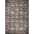 thumbnail image 3 of Babylon Vintage Navy Indoor Abstract Rug Multi 4' x 6' Latex Free 4' x 6' Bedroom, 3 of 5