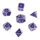 thumbnail image 2 of Juego de Dados poliédricos Zulema 7 Uds 12mm Aleación Púrpura A, 2 of 7