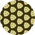 thumbnail image 1 of Ahgly Company Machine Washable Indoor Round Transitional Night Red Area Rugs, 6' Round, 1 of 7