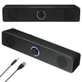 thumbnail image 1 of HLONK Wired Stereo 12.4” Sound Bar  Black, 1 of 6
