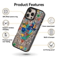 thumbnail image 4 of Funda de teléfono Rosarnnah compatible con iPhone 16 Pro - Negra, 4 of 6
