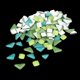 thumbnail image 4 of Azulejos de mosaico surtidos de 200 g para manualidades decorativas y de cristal. Verde, 4 of 8