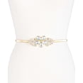 thumbnail image 1 of INC International Concepts Women’s Rhinestone Plaque Belts, Gold, Large / X-Large, 1 of 3