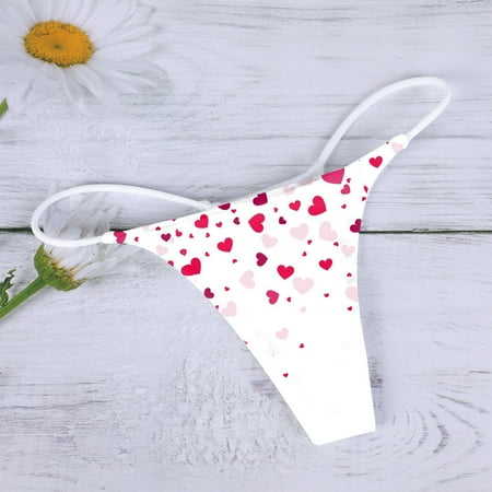 

PEASKJP Womens Panties Breathable Womens Underwear Cotton Rib Cheeky Panties Ladies Brazilian Hipster Cute Lingerie White XX-L