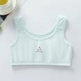 thumbnail image 2 of LRen Kids Bras for Girls 12-14 Lightweight Soft Comfy Sport Bras Girl Wireless Bralette Solid Color with Adjustable Straps Pads Cami Style Girls Underwear, 2 of 6