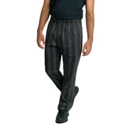 Chef Code Modern Fit Chef Pants with Zipper Fly, Triple Stripe Black/Charcoal, 3XL