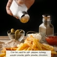 thumbnail image 4 of Salt and Pepper Shakers Glass Set, Clear Home and Kitchen Design with Stainless Steel Lids, 4 of 7