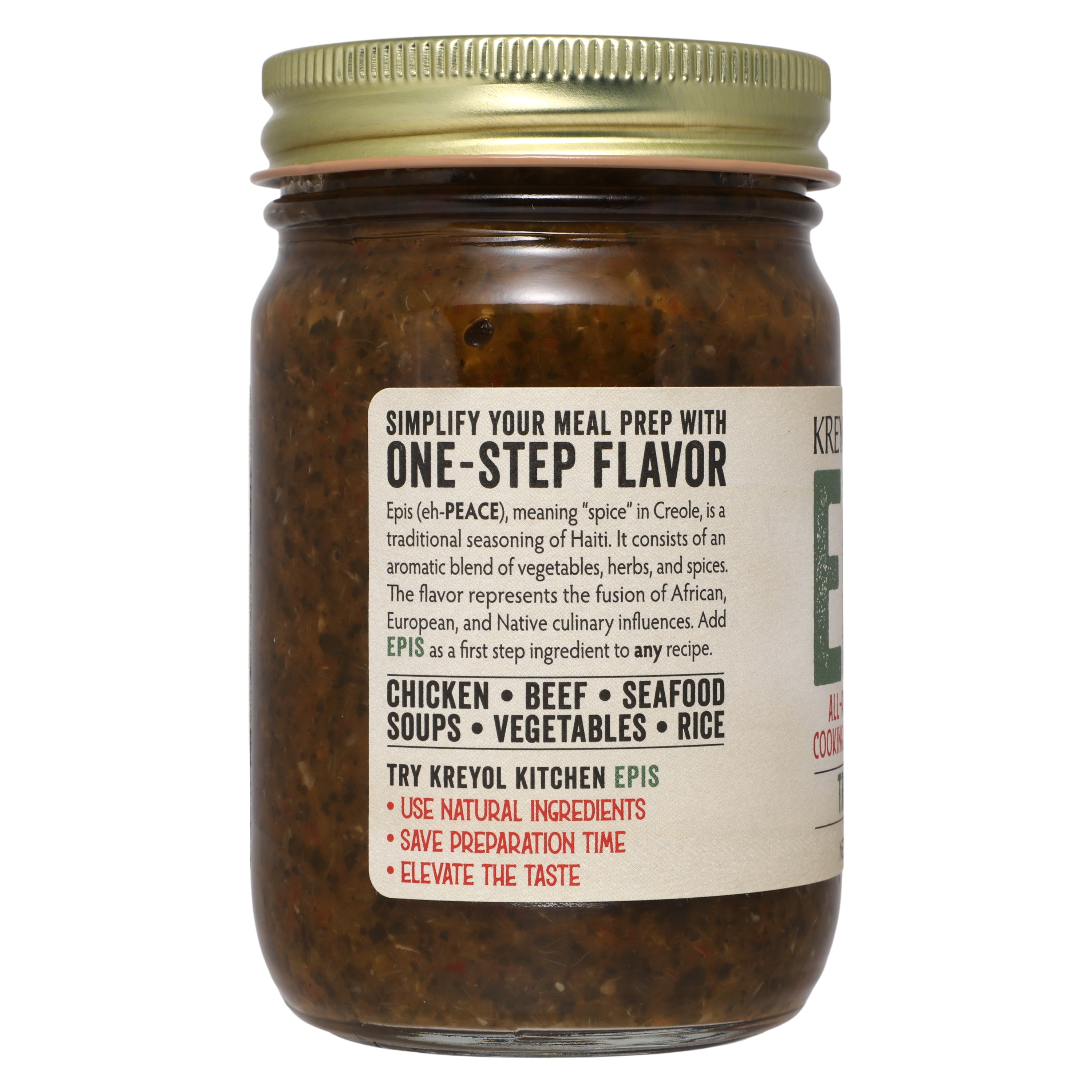 Kreyol Kitchen Haitian EPIS (Traditional) All- Purpose Marinade, Cooking Base and Seasoning