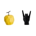 thumbnail image 1 of Escultura de fruta de , adorno y estatua con gesto de mano de roca, decoración geométrica creativa de fruta y mano para festivales, oficinas,, 1 of 8