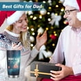 thumbnail image 5 of Gifts for Dad, Best Dad In The Galaxy Insulated Tumbler 20 oz, Dad Christmas Gifts Birthday Gifts Father''s Day Gifts for Men Dad from Daughter Son, Husband Gifts from Wife, Black, 5 of 6