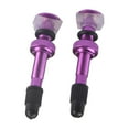 thumbnail image 4 of 2 piezas de neumáticos sin cámara de bicicleta de aluminio de 40mm válvulas Presta extraíbles universales Púrpura Sharpla Válvulas Bike Presta, 4 of 8