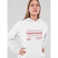 thumbnail image 2 of Nice Day, Thanks For Nothing Hoodie Women -GoatDeals Designs, Female Large, 2 of 4