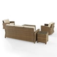 thumbnail image 4 of Crosley Furniture Bradenton 5-Piece Fabric Swivel Rocker and Sofa Set in Sand, 4 of 19