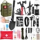 thumbnail image 1 of Kit de supervivencia, 160 piezas de suministros de emergencia, accesorios para acampar con bolsa Molle mejorada, regalos para hombres, aventuras al aire libre, camping, senderismo, caza (verde), 1 of 5