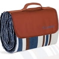thumbnail image 1 of Manta de pícnic Scuddles extra grande, doble capa, azul/blanco, 1 of 8