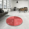 thumbnail image 4 of Ahgly Company Machine Washable Indoor Rectangle Transitional Red Area Rugs, 7' x 9', 4 of 7