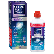 Clear Care Plus Contact Lens Liquid Cleaning Solution for Daily Use, 12 fl oz, 1 Count per Pack