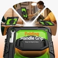 thumbnail image 3 of Case for Samsung Galaxy Tab S10 Lite/S10 FE/S9 FE/S9, 360 Rotating Stand Handle Shoulder Strap Heavy Duty Shockproof Cover, Lime PC, 3 of 7
