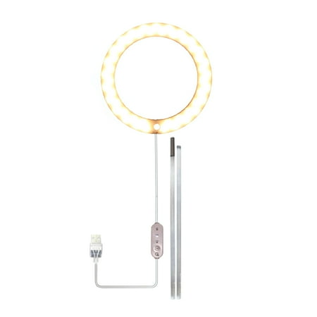 

LED Growth Light Garden Lights Angel Pattern Rings Planting Lamps Adjustable Timing Function Illumination Equipments USB